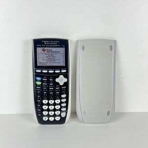 Texas Instruments TI-84 Plus C Silver Edition Graphing Calculator w/Cover,TESTED